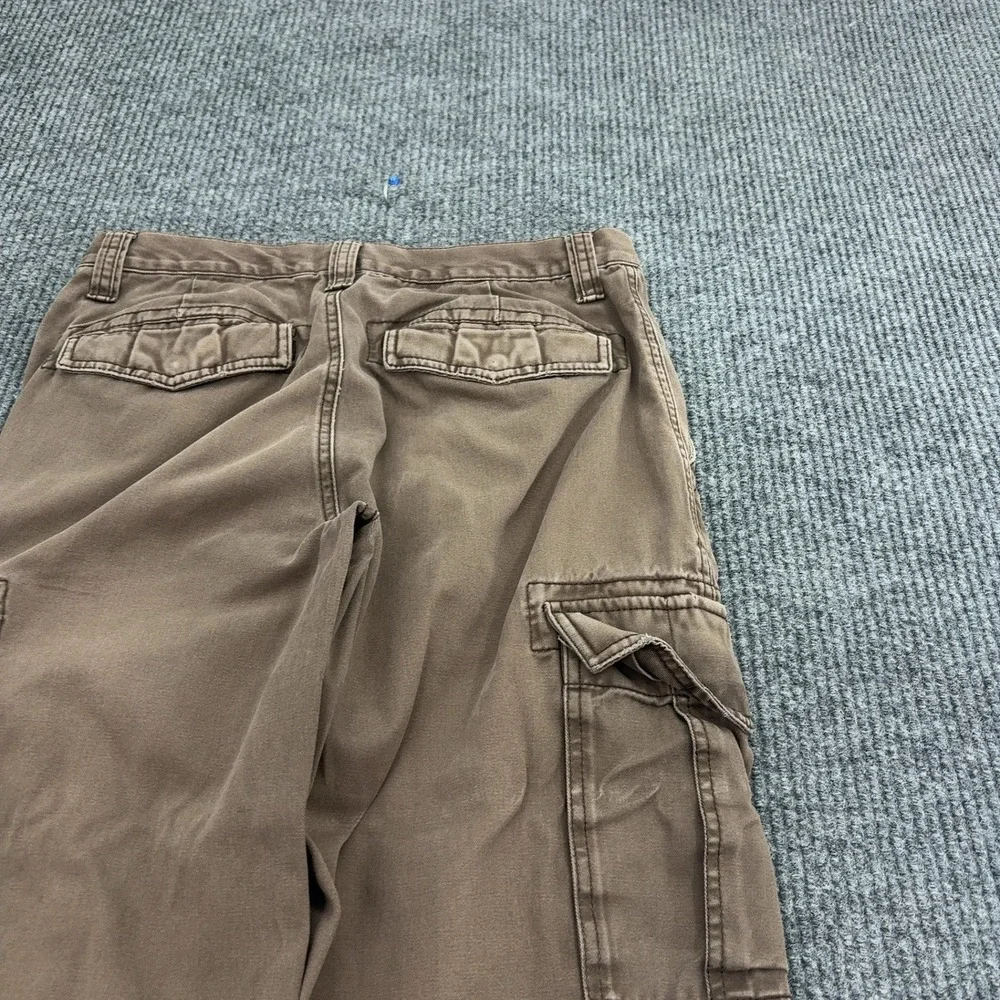Old Navy Cargo Pants Mens 29x30 Brown Cotton Loose Utility Gorpcore Y2K Style